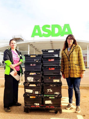 Food donation for Willow Brook Primary School | Asda Leyton Mills