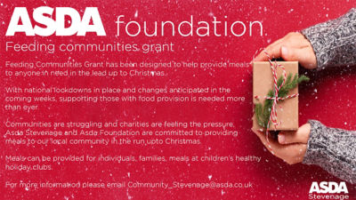 Feeding communities grant | Asda Stevenage