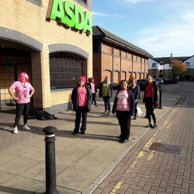Tickled Pink walk | Asda Peterborough