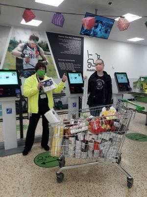 Caring Sarah helps food bank | Asda Cramlington
