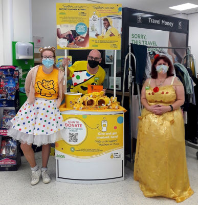 Children in Need fun | Asda Brighton Marina