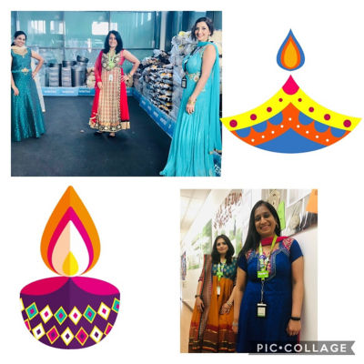 Dressing up for Diwali!  | Asda Leicester Abbey Lane