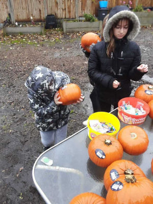 Bolton store Pumpkin donation. | Asda Bolton