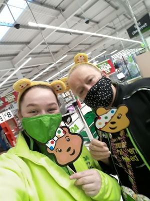 Children in need  at Asda  Swinton  . Oh the fun we had on the lucky dip | Asda Swinton