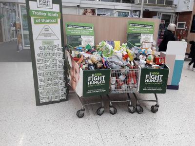 Foodbank trolleys  | Asda Pudsey