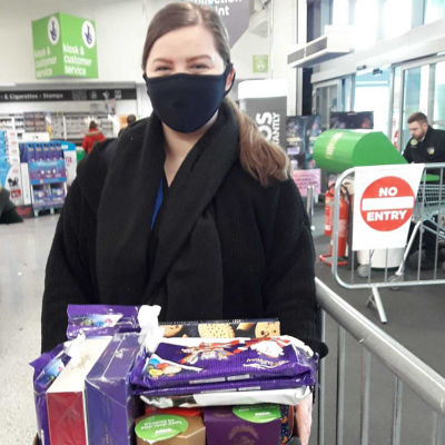 Walthew House charity donation | Asda Reddish