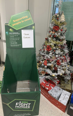 Foodbank Christmas trolley support | Asda Newark