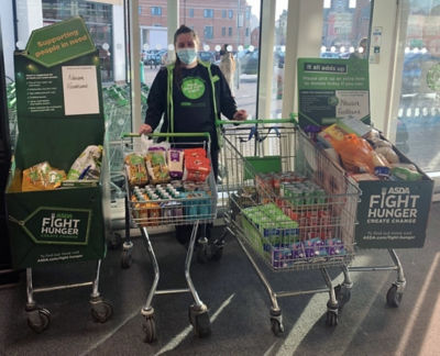 Donations to Newark Foodbank | Asda Newark