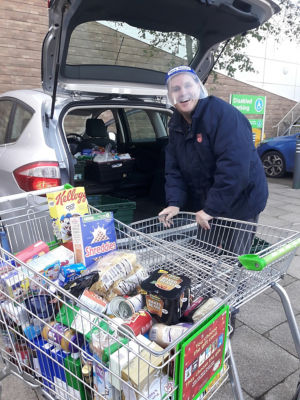 Customer donations for food bank | Asda Kingshill