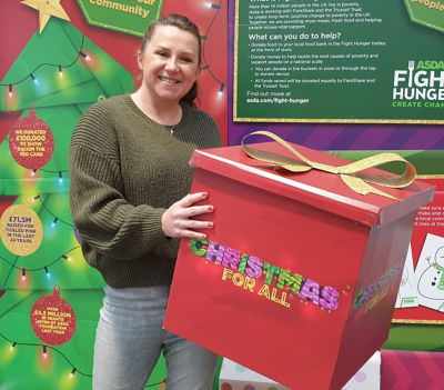 Christmas donation | Asda Toryglen