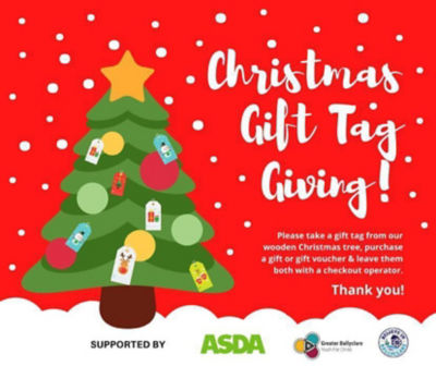 Christmas gift tag giving | Asda Ballyclare