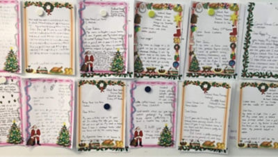 Christmas letters for Corner House care home | Asda Clacton-on-Sea