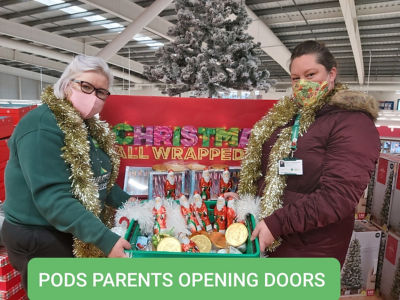 Goody bags forParents Opening Doors | Asda Donnington Wood