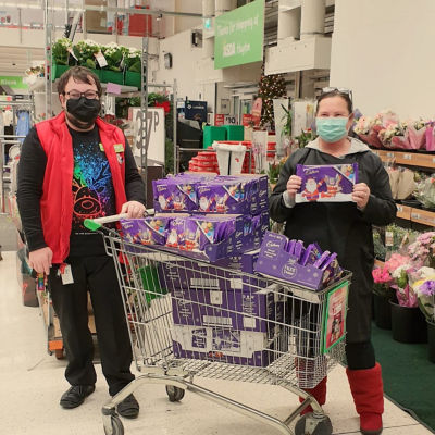 Donation for Prescot Mission Christmas | Asda Huyton
