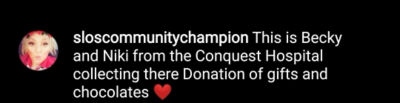 Donation to our Conquest Hospital  | Asda St Leonards on Sea