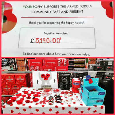 Poppy appeal success | Asda Watford