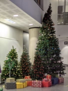 Donations of Christmas baubles to Southmead Hospital charity | Asda Longwell Green