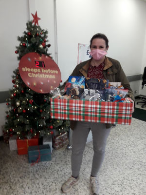 Christmas Hamper donation for Friends of Hampreston First School  | Asda Bournemouth