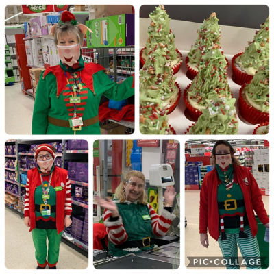Elf Day for Alzheimer’s Society | Asda Wigan