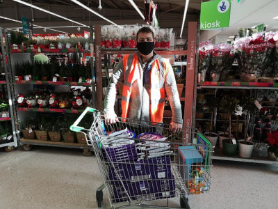 Helping Hands donation | Asda Long Eaton