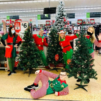 Asda elves spread festive joy and help charity | Asda Waterlooville