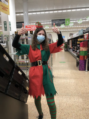 Asda elves spread festive joy and help charity | Asda Waterlooville
