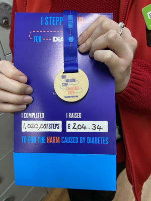 Our amazing colleague Erika raises money for Diabetes UK | Asda Biggleswade