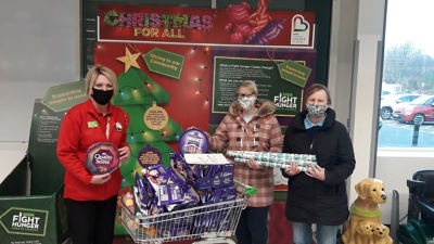 Christmas goodies for Shine a Light  | Asda Coventry