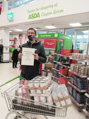 Donation of to Community network and outreach services in Leyland  | Asda Clayton Green
