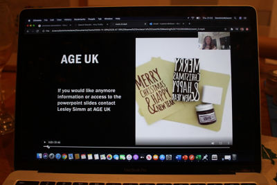 Bolton store community champion delivers Christmas Zoom workshop for Age Uk.  | Asda Bolton