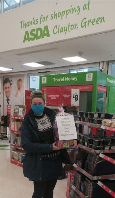 Donation to Wellfield High school for thier online Christmas quiz  | Asda Clayton Green