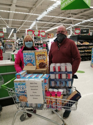 Meet Bev and Ian to fantastic volunteers for New Day church foodbank.  | Asda Clayton Green