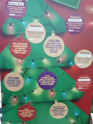 Christmas giving. | Asda Barry