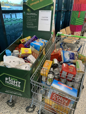 Trolleys full of love  | Asda Clacton-on-Sea