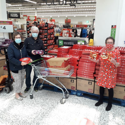 We donated boxes of Mince Pies and tins of sweets to be given in a xmas gift to all the senior members of Beckminster Church  | Asda Wolverhampton
