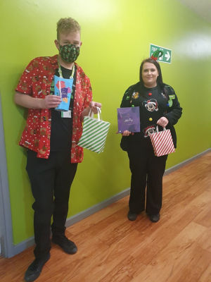 Christmas gift and bag of snacks for christmas celebration lunch  | Asda Brierley Hill