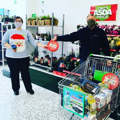 Woodley Food Bank donation.   | Asda Lower Earley