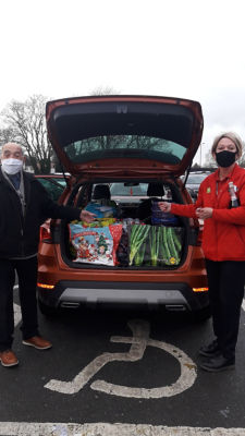 St John Divine Church Christmas donation for food parcels, for the vulnerable local community | Asda Coventry