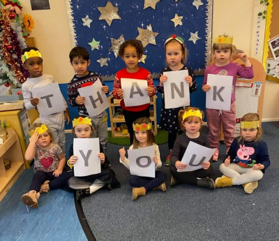 Pre-school thanks | Asda Donnington Wood