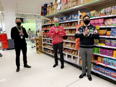 Visit from Roger Burnley and Darren Hunt | Asda Feltham