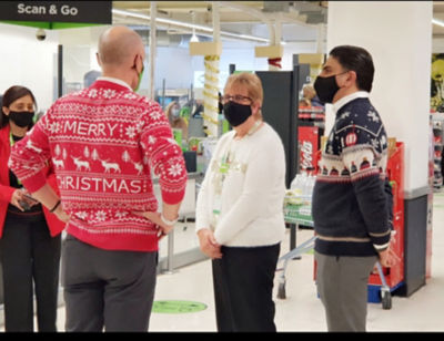 Visit from Roger Burnley and Darren Hunt | Asda Feltham