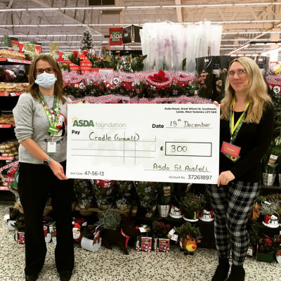 Cradle - Christmas giving donation  | Asda St Austell
