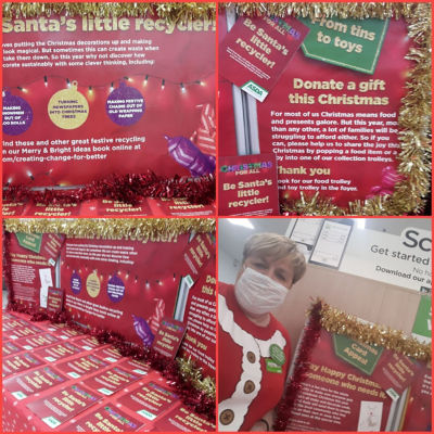 Santas little recyclers  | Asda Gosforth