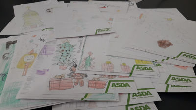 Christmas cards for Lindon House care home | Asda Wrexham
