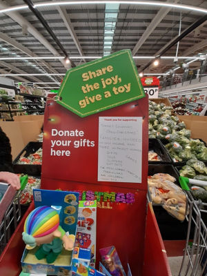 Gift donation trolleys | Asda Broadstairs