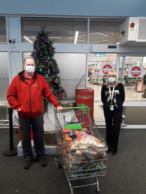Christmas dinner donation | Asda Leigh