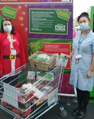 Christmas Dinner donation off to the perinatal Mental Health mother and baby unit at Chorley Hospital.  | Asda Clayton Green