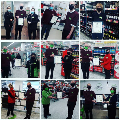 Certificates of Recognition for Asda Ashton | Asda Ashton