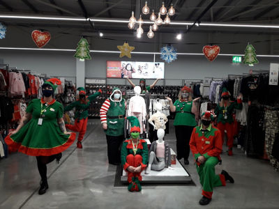 Festive elves invade Asda Barnstaple  | Asda Barnstaple