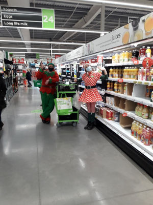 Festive elves invade Asda Barnstaple  | Asda Barnstaple